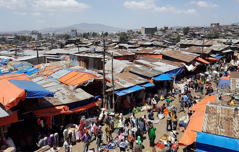 a picture of merkato market
